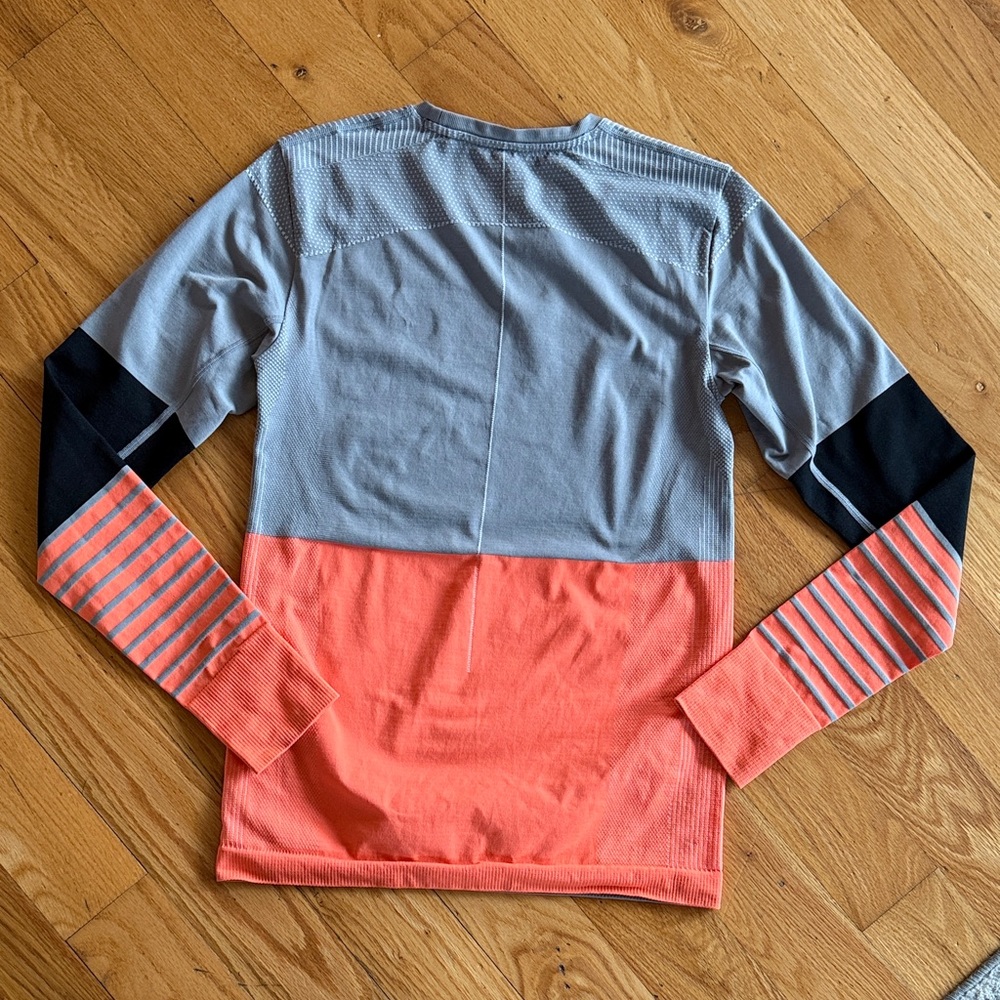 Craft Gray Orange Long Sleeve Shirt FuseKnit Base Layer Women’s M Medium - Picture 5 of 9
